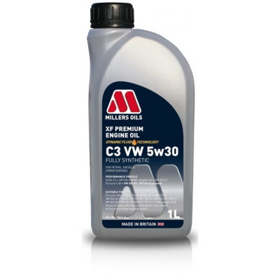 Motorový olej Millers Oils XF Premium C3 VW 5W-30, 1L