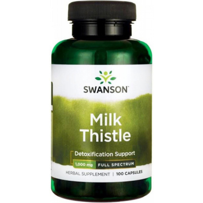 OSTROPESTŘEC MARIÁNSKÝ - Milk Thistle 500 mg - 100 kapslí SWANSON