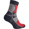 CRV KNOXFIELD BASIC ponožky BASIC ponožky černá/červená - 39