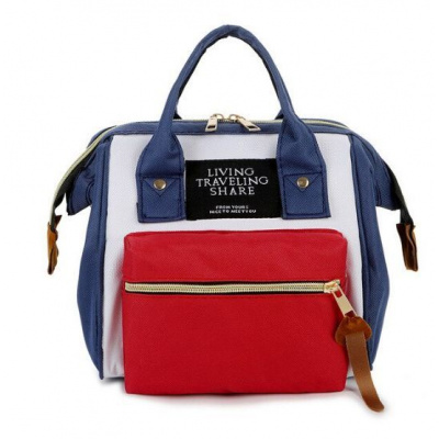 Čína Přebalovací batoh/kabelka/taška Barvy: Modro červená
