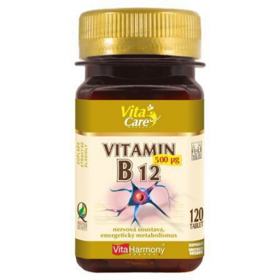 VitaHarmony Vitamin B12 okamžitý účinek 120 tablet