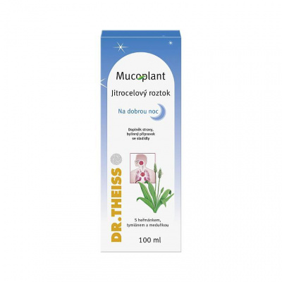 Mucoplant jitrocelový sirup bez cukru s echinaceou 100 ml