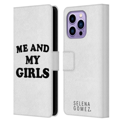 HEAD CASE Pouzdro pro mobil Apple Iphone 14 PRO MAX - zpěvačka Selena Gomez - Me and my girls (Otevírací obal, kryt na mobil Apple Iphone 14 PRO MAX Selena Gomez - Girls)