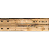 Samolepící bordura B83-20-02, rozměr 5 m x 8,3 cm, dřevo hnědé s nápisy, IMPOL TRADE