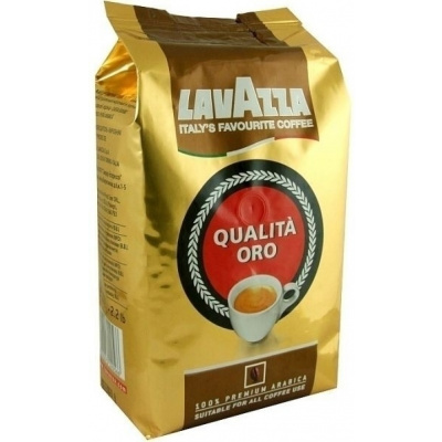 LAVAZZA - Café Espresso Qualità Oro - Café Grain - Sélection Premium - 100  % Arabica - Italien - Intensité 5 - 2 Paquets de 1 kg