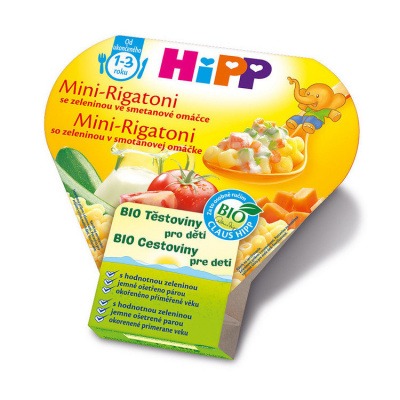 HiPP DĚT.TĚST. BIO Mini-Rigatoni se zeleninou 250g