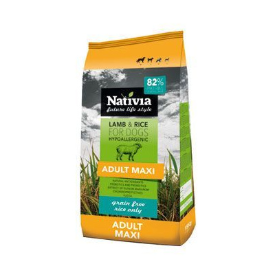 Nativia Dog Adult Maxi Lamb&Rice 15kg