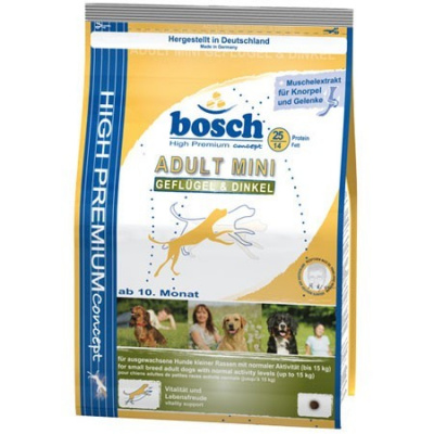 Krmivo Bosch Dog Adult Mini Drůbeží&Špalda 3kg