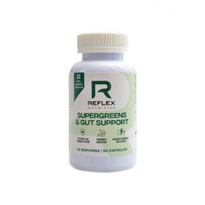 Reflex nutrition - Supergreens and Gut Support 90 kapslí