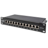 Digitus DN-91612S-EA 12 portů síťový patch panel 254 mm (10) CAT 6A 1 U