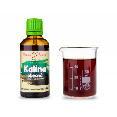 Bylinné kapky Kalina obecná - bylinné kapky (tinktura) 50 ml