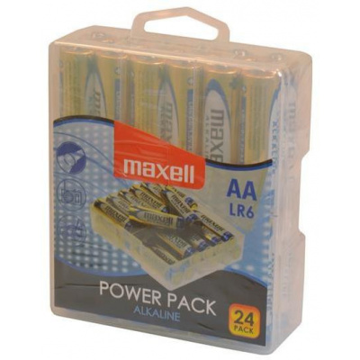 Baterie AA (R6) alkalická MAXELL Power Pack 24ks