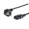 Premiumcord Kabel síťový 230V k počítači 0.5m KPSP05