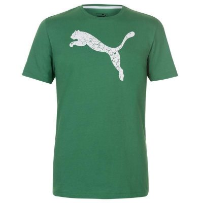 Tričko Puma Big Cat QT T Shirt Mens Green S