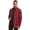 Urban Classics Padded Check LS/TB3958 Black/Red M