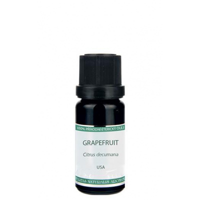 Éterický olej GRAPEFRUIT 10 ml, Nobilis Tilia (Esenciální olej detoxikační, lymfatický stimulant, protistresový)