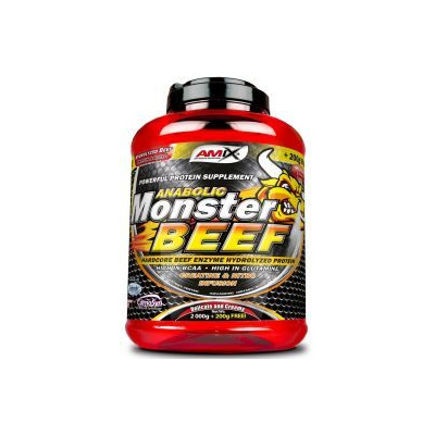 AMIX ANABOLIC MONSTER BEEF 90% 1000g Vanilka/Limetka