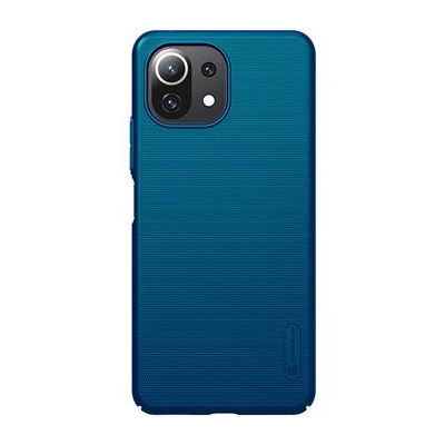 Nillkin Super Frosted Zadní Kryt pro Xiaomi Mi 11 Lite 4G / 5G / 5G NE Peacock Blue