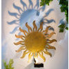 Spetebo Solární nástěnné světlo slunce - Nástěnná dekorace Ø 30 cm