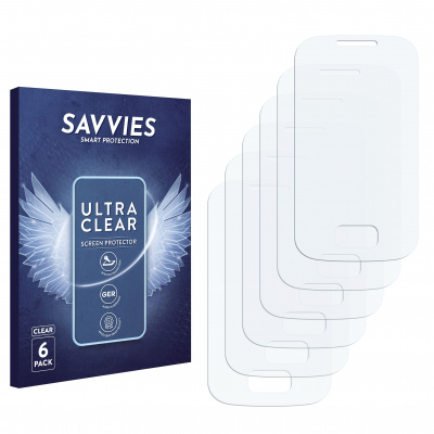 6x Savvies SU75 čirá ochranná fólie pro Samsung Galaxy Pocket S5300 (6x Savvies SU75 čirá ochranná fólie pro Samsung Galaxy Pocket S5300)