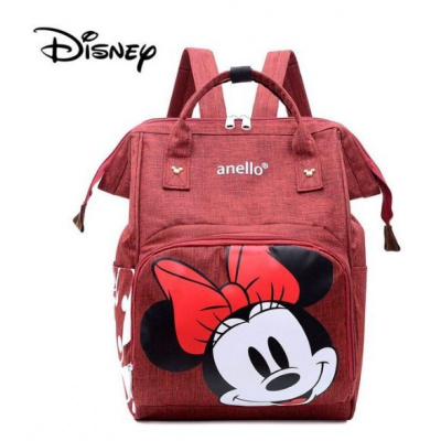 Minnie Mouse Přebalovací batoh s Mickey/Minnie Motiv: Minnie, Barva: Červená