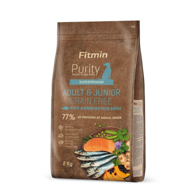 Fitmin Dog Purity GF Adult&Junior Fish Menu 2 kg