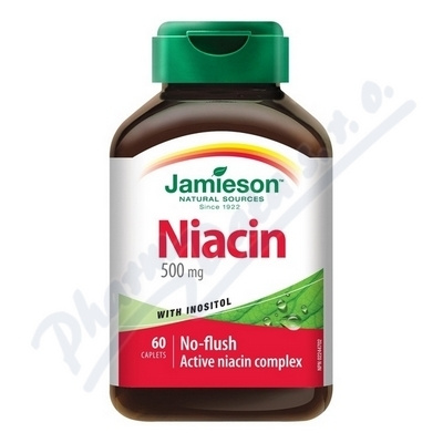 Jamieson Niacin 500 mg s inositolem 60 tablet
