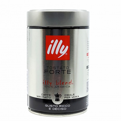 Illy: Caffè Macinato per Moka Tostatura Forte