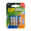 alkalické mikrotužkové baterie GP ULTRA PLUS, LR03, 1,5V, velikost AAA, set 4 ks