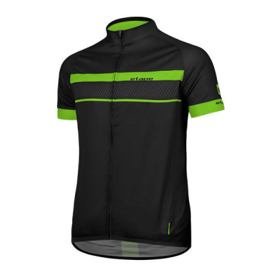 Pánský letní cyklistický dres ETAPE DREAM 2.0, černá/zelená Velikost: L