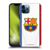 Obal na mobil Apple Iphone 12 / 12 PRO - HEAD CASE - FC BARCELONA - Venkovní dres bílá velký znak (Pouzdro, kryt pro mobil Apple Iphone 12 / 12 PRO - Fotbalový klub FC Barcelona - Dres hosté bílá barv