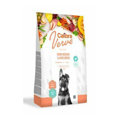 Calibra Dog Verve GF Junior M&L Chicken&Duck 12kg