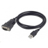 GEMBIRD Kabel adapter USB-serial 1,5m 9 pin (com), černý (UAS-DB9M-02)