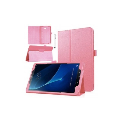 POUZDRO TYPU KNIHA PRO TABLET Samsung Galaxy Tab 3 10.1" P5200 P5210 růžová