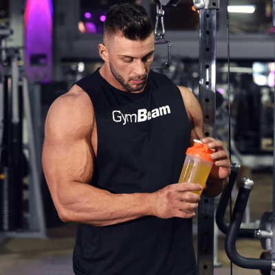 GymBeam Tílko Cut Off - Gym Beam velikost: L, barva: černá