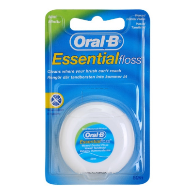 Oral-B Essential floss voskovaná zubní nit 50 m