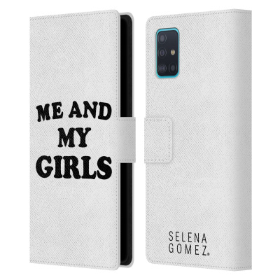 Pouzdro HEAD CASE pro mobil Samsung Galaxy A51 - zpěvačka Selena Gomez - Me and my girls (Otevírací obal, kryt na mobil Samsung Galaxy A51 Selena Gomez - Girls)