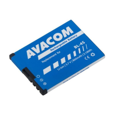 Náhradní baterie AVACOM do mobilu Nokia 3600 Slide, 2680 Li-Ion 3,7V 860mAh (náhrada BL-4S) - AVACOM GSNO-BL4S-S860 860mAh