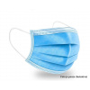 Siscar Rouška jednorázová třívrstvá univerzální modrá 50 ks CE/FDA