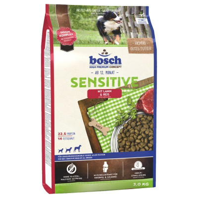 BOSCH HPC Sensitive Lamb&Rice 15kg