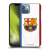 Obal na mobil Apple Iphone 13 - HEAD CASE - FC BARCELONA - Venkovní dres bílá velký znak (Pouzdro, kryt pro mobil Apple Iphone 13 - Fotbalový klub FC Barcelona - Dres hosté bílá barva velké logo)