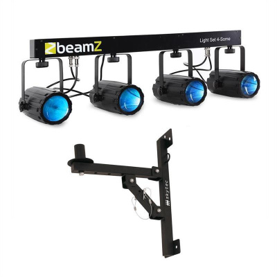 Beamz Light Set 4- LED světelný efekt sada 5 ks. s držákem na stěnu (PL-4468-22831)
