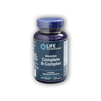 Life Extension BioActive Complete B-Complex 60 kapslí + volitelný dárek