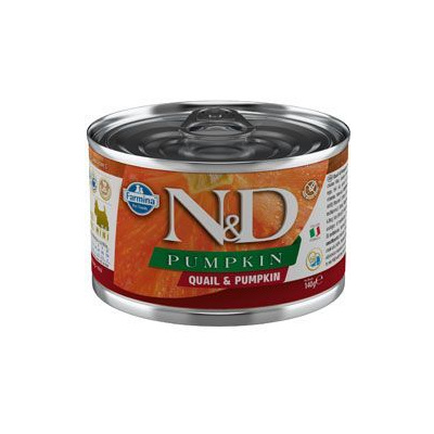 N&D DOG PUMPKIN Adult Quail & Pumpkin Mini 140g