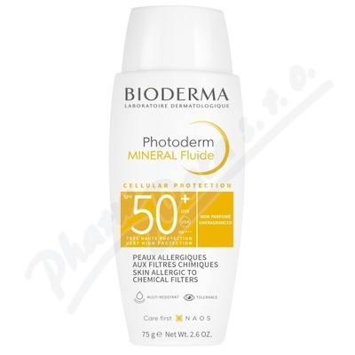 Bioderma Photoderm Mineral ochranný fluid spray SPF50+ 100 ml 93 % 12 recenzí