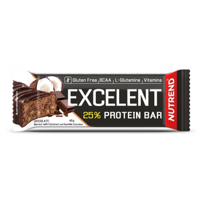 Tyčinka Excelent Protein Bar - Nutrend 1ks/85g Limetka+papája