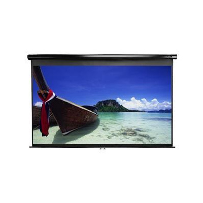 ELITE SCREENS plátno roleta 106" (269,2 cm)/ 16:9/ 132,1 x 234,7 cm/ Gain 1,1/ case černý/ 24"drop - M106UWH-E24