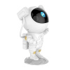 Netscroll Noční senzorový projektor ve tvaru astronauta s LED světlem, které vytváří efekt galaxie, USB nabíjení, časovač, dálkové ovládání, otočná ruka a hlava, nápad na dárky, dárky pro děti Astrona