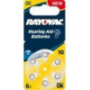 Baterie RAYOVAC ZA10 | HA10 do naslouchadla, blistr 6ks, 33