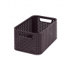 Curver Úložný box RATTAN Style S - hnědý 03614-210